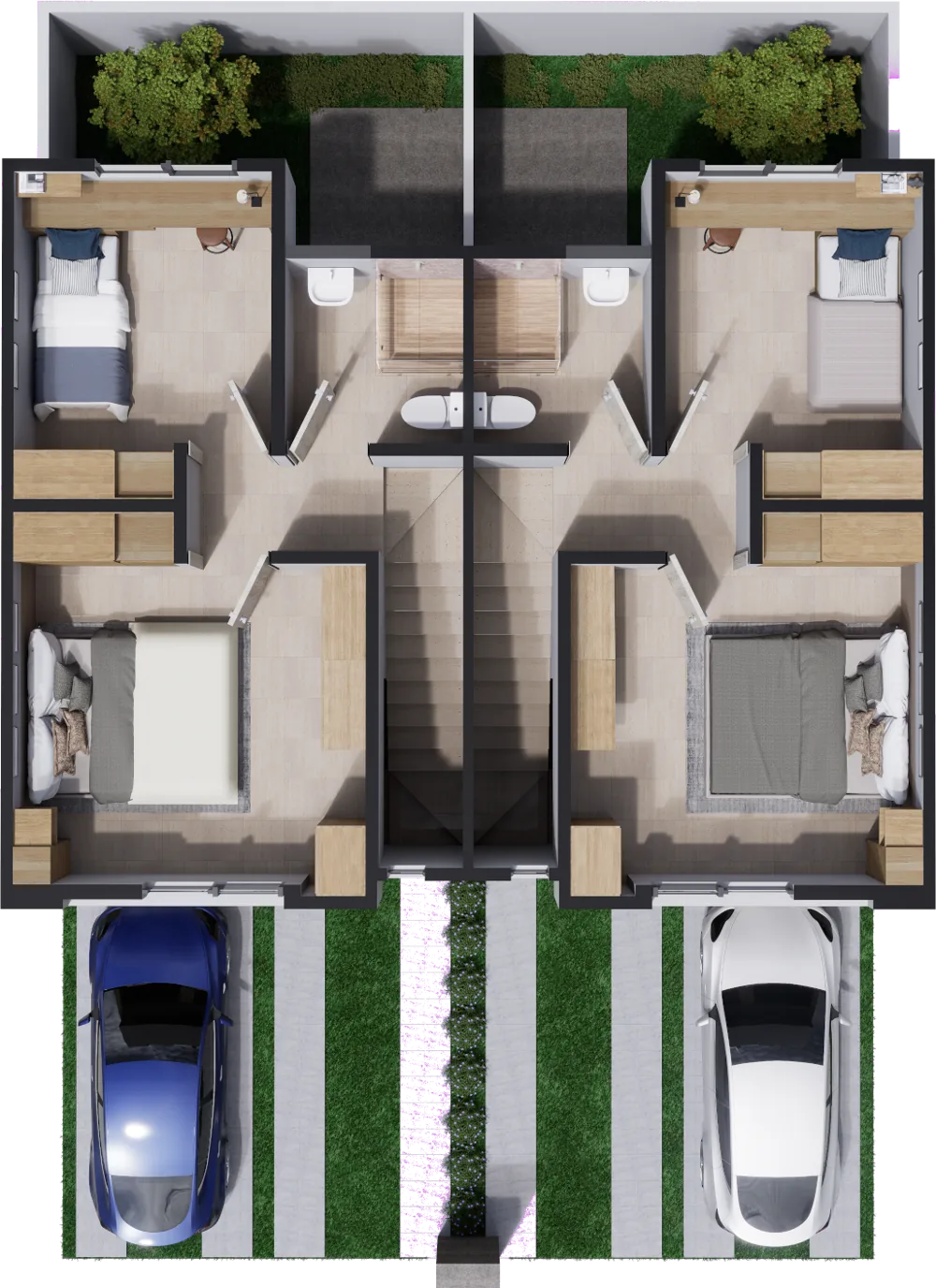 Planta alta del modelo Mareta